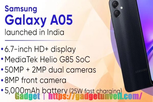 Samsung Galaxy A05 Price and specs in the Philippines