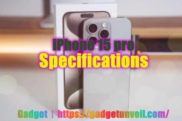 Apple iPhone 15 Pro Specifications